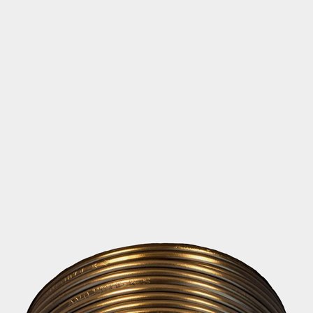 Pocínovaný měděný kabel Skyllermarks RK, kulatý, jednožilový, 4 mm², 25 metrů, černý