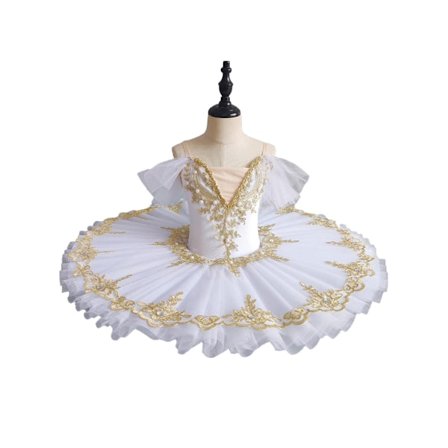 Pige Ballet Leotard med Stift Tutu Camisole Skørt