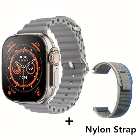 49mm Uusi Älykello Apple Ultra 8 NFC GPS Seuranta Miehet Naiset Älykello Sarja 8 Lämpömittari Bluetooth-puhelu Vedenpitävä Urheilu