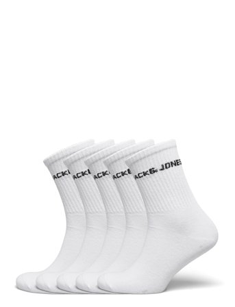 Jacbasic Logo Tennissock 5 Pack Noos Jnr White Jack & J S