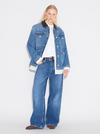 Holzweiler - Diana Denim Jacket - Blue - Womens - XXS