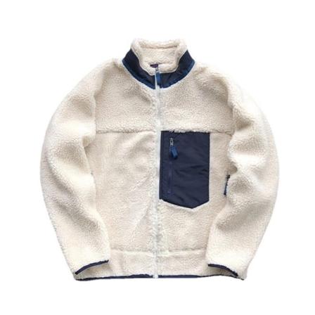 Talvi Miesten Fleece Takki Villapaita Pariskunta Tyyli Fleece Pullover Naisten Loose Plus Fleece Neuletakki Shake Fleece Hengittävä takki Navy Blue M