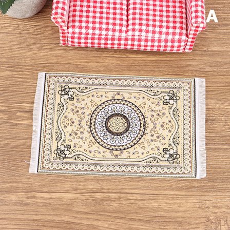 1Pc 1:12 Dukkehus Miniatyr Gulv Teppetrekk Teppe Gulvmatte H