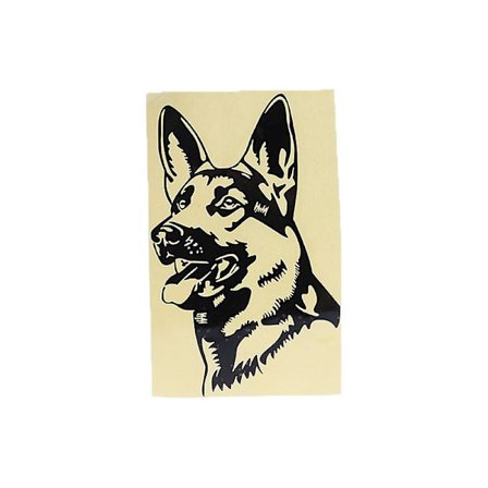 Saksanpaimenkoiran Alsatian-koiran auton tarrat