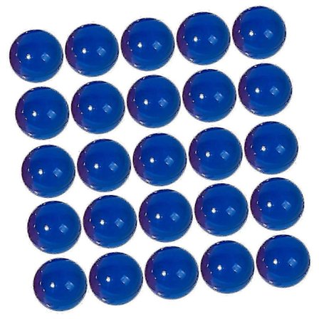 25 Stykker Bingo Kugle Holdbare Fittings Lotterikugler Til Firmafester Hjem Rød