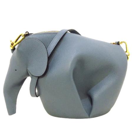 Loewe Pre-owned, Pre-owned Leather shoulder-bags Grijs, Dames, Maat:ONE Size