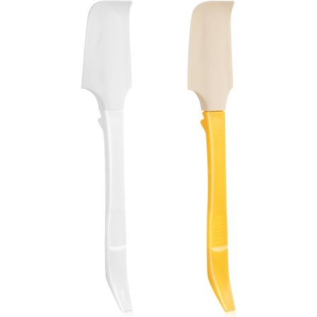 2 stk. silikonspatler, silikon bake-spatel langhåndtak spatel skrape kjøkken spatel krukke spatler