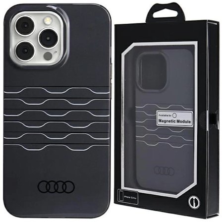 Audi IML MagSafe beskyttelsesdeksel til iPhone 15 Pro Max - svart