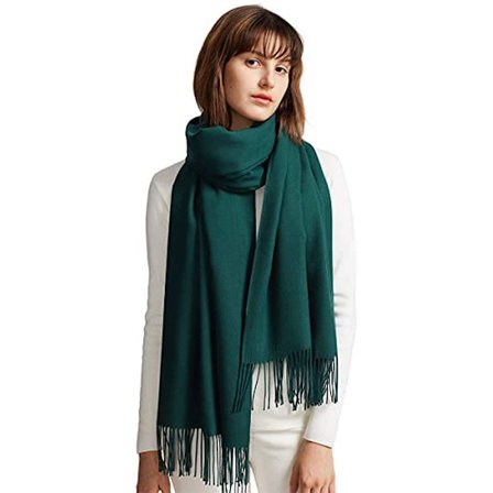Dame Store Cashmere-følelse Pashmina-sjal Wraps Let Scarf