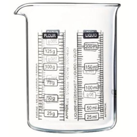 Pyrex Kitchen Lab mittakannu 250 ml, lasi