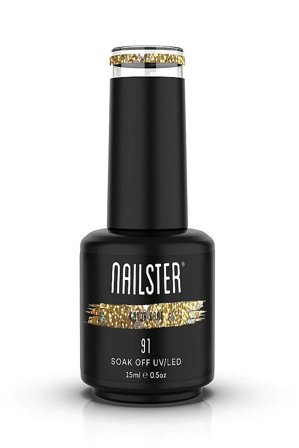 Nailster Gel Polish 91 I Am Gold, Makeup, Gelénegle, Gel Neglelak