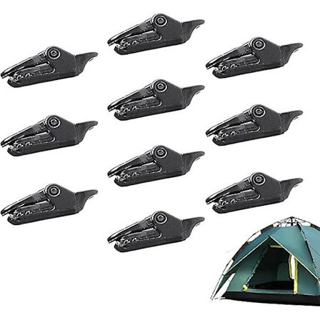 Presenninghållare, Vattentät Tygklämma, Tältklämma Campingklämma Hållbar Markis Stångklämma För Camping, 10 st