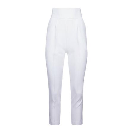 Pinko - Kostymbyxor - Vit - Dam - Storlek: Xs, Dam, Storlek: XS