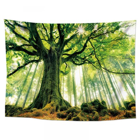 Natur Skov Tæt Træ Væg Tapet Mellem Stor 3D Print Vægkunst