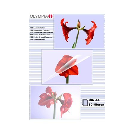 Olympia laminert teip - 100 stk - A4
