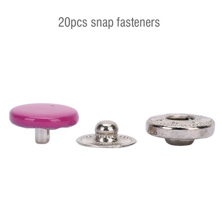 20 stk trykknapper i messing, fargerike trykknapper, klærdekorasjonstilbehør, vinrød