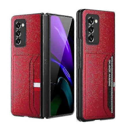 Slimmat Lättviktigt Läderfodral För Samsung Galaxy Z Fold 2 4 Fold4 Fold2 5g Fold.
