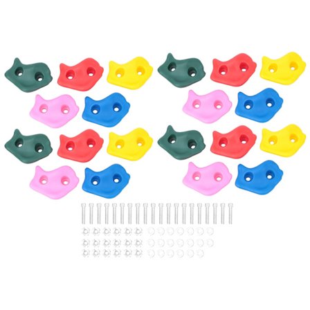 20 stk. Klatregrep for barn, veggklatringstilbehør for fornøyelsesutstyr