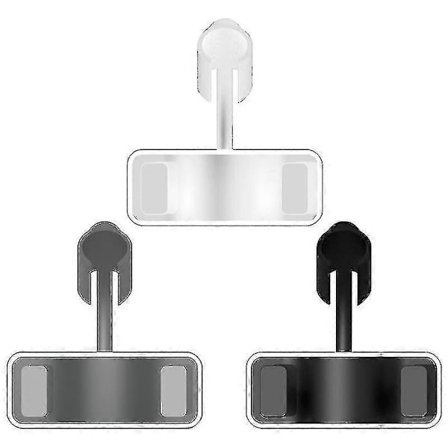 360 Justerbar Duschmunstyckeshållare, Självhäftande Väggfäste, Svart Badrumstillbehör