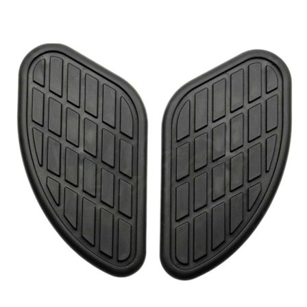 Polttoainesäiliön liukuestetarrat Moottoripyörän kylkien tarrat MUSTA