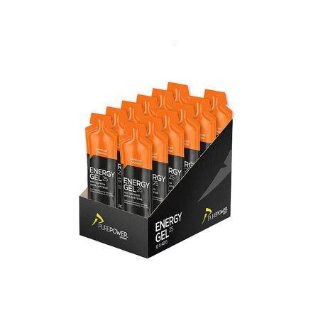 PurePower Energy Gel Appelsin Koffein 12x40g, Sport & Velvære, Protein & Energi, Energigel