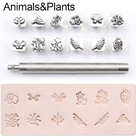 Skinnstempel Skinntrykk DYR&PLANTER DYR&PLANTER