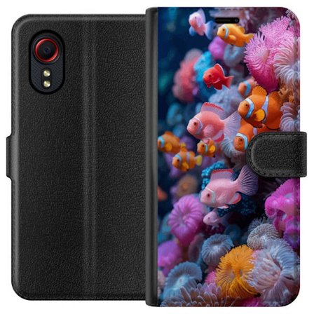 Kompatibelt Plånboksfodral till Samsung Samsung Galaxy Xcover 5 Fisk Korall Hav Ocean Underwater