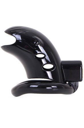 Plastic Chastity Cage Black Kyskhetsbur