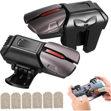 2025 Senaste Modell 1 Par Extraknappar Mobilspel Trigger Skjut Mål Knapp Spel Finger Mobilspel Tillbehör Grepp Mobilspel