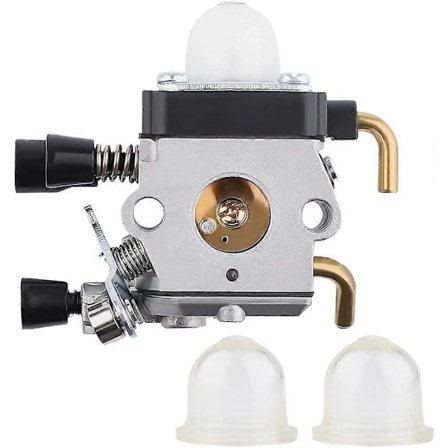 HIPA Kaasutin ja 2 Primer-pumppua, yhteensopiva STHIL FS38 FS45 FS45C FS45L FS46 KM55 HL45 KM55R FC55 Trimmerin kanssa