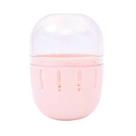 2 stk. Makeup Svampeholder, Opbevaringsboks i Plastik Åndbar Kosmetisk Blender Svamp Tørre Etui Rejse Essentials Pudder Puff Opbevaring