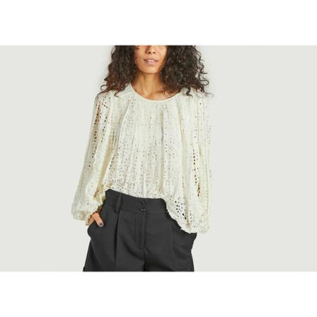 See by Chloé Top Plated Hvid, Dame
