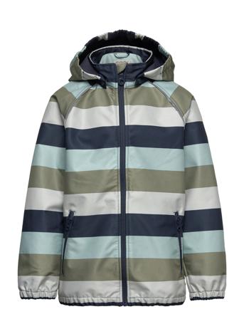 Softshell Jacket Stripe Outerwear Softshells Softshell Jackets Multi/mønstret Minymo*Betinget Tilbud