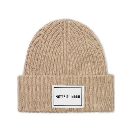 Notes Du Nord Notes Du Nord Ellis Knitted Hat Beige Melange inbo, Dame Accessories, Størrelse: ONE Size