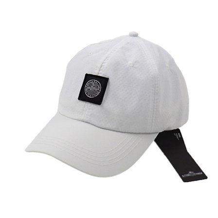 Stone Island Curved Peak Trucker Baseball Cap för Kvinnor och Män Sommarhatt Svart