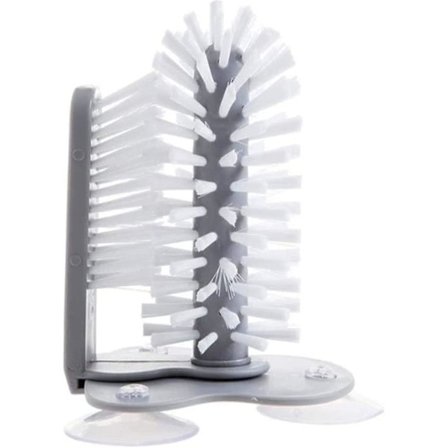 Diskborste med sugkoppar, glasborste, diskborste, dubbelsidig borste