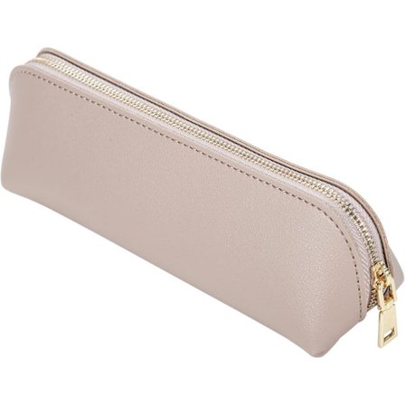 Kotelo Kynäkotelo Slim Design Metallic Zipper Taskukokoinen Kynäkotelo tai Opiskelija Toimisto College Keskikoulu (Khaki)