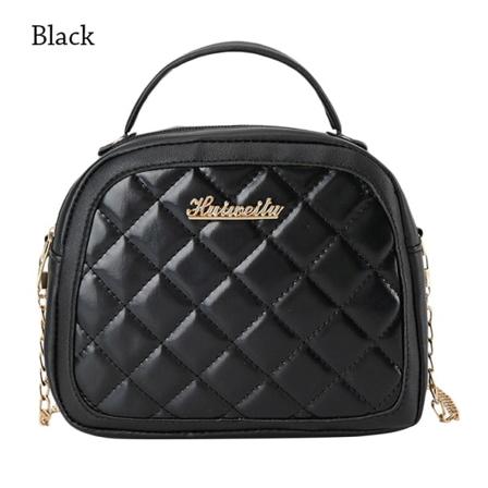 PU læder mode håndtasker Dame skuldertaske SORT black