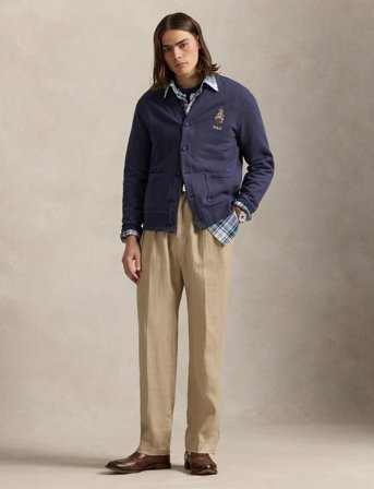 Polo Ralph Lauren Polo Bear Fleece Cardigan - Navy - S