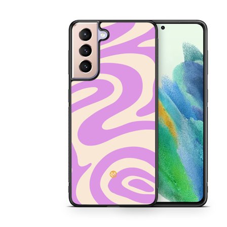 Bjornberry Skal Samsung Galaxy S21 FE 5G - Lila 70-tal