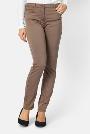 BRANDTEX - Madelaine Superstretch Jeans - Lys Brun - Straight Fit