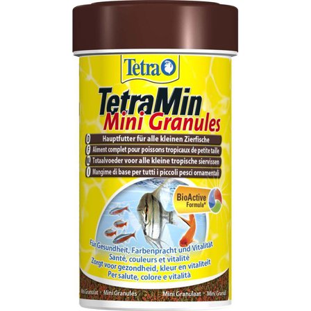 Tetra Min Mini Granulat Fiskefôr - 100ml