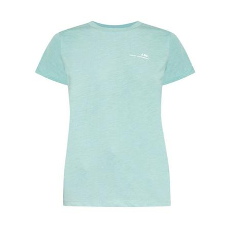 A.p.c. Logo T-shirt Blå, Dame T-shirts