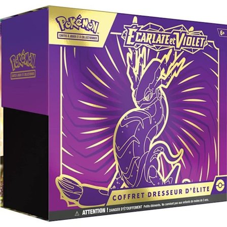 Pokemon | Elite Trainer Box - Scarlet and Purple Series 1 (EV01) | Satunnainen kuvio | Ikä: 6+| Pelaajien määrä: 1-2