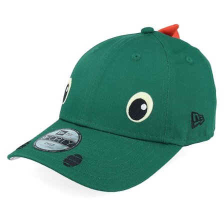 New Era - Vert Casquette - Kids Face 9FORTY Emerald Green Adjustable @ Hatstore