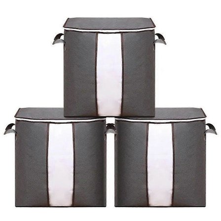 Praktisk skabsopbevaringssæt, Effektiv tøjopbevaring, Gennemsigtigt vindue med visningsfunktion, ikke-vævet stofopbevaring GWB