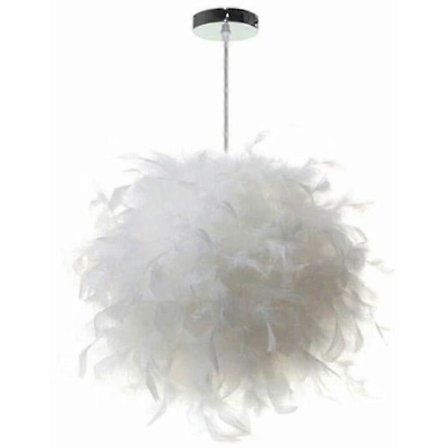 Loftslampe Moderne Lysekrone Stuelampe Loftslampe Stue Fjer Hængende Lysekrone Deco Fjerlampe-jie