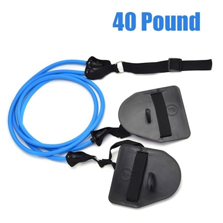 Professionell Simulering Simträning Land Armstyrka Träning Fitness Motståndsband Handväv Paddla Simning Smide