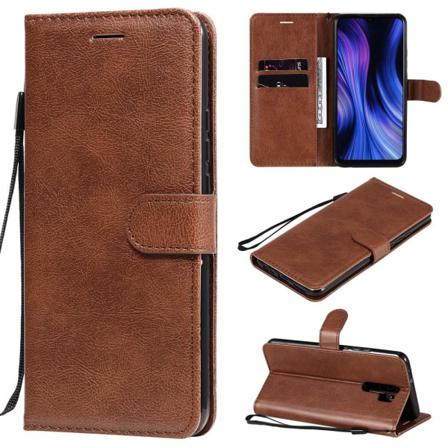 Xiaomi Redmi 9 - Plånboksfodral - Brun Brown Brun