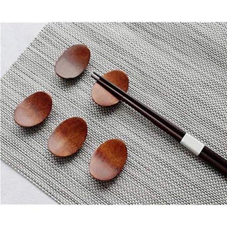 Tsehuar Spisepindeholder i Træ - 5 stk.